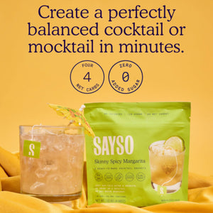 Sayso Cocktail or Mocktail Mixer Kits